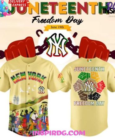 New York Yankees Juneteenth Freedom Day 2025 Baseball Jersey