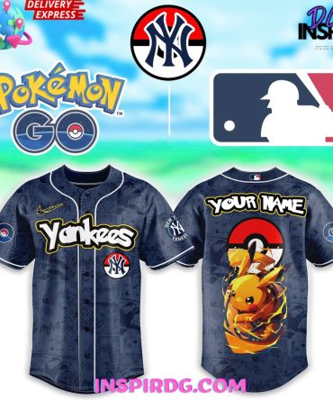 New York Yankees Pokémon Go Special Baseball Jersey
