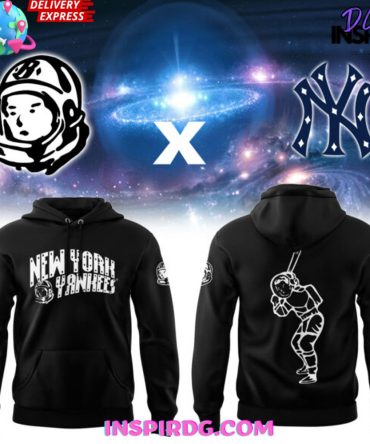 New York Yankees X Bbc Special Black All Over Print Hoodie