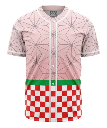 Nezuko Kamado Demon Slayer Baseball Jersey