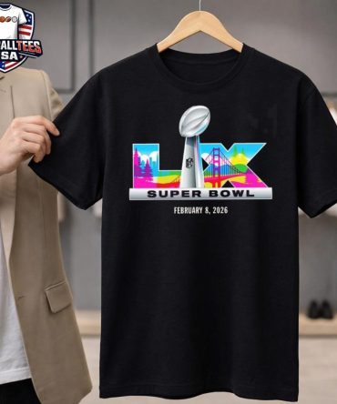 Nfl Super Bowl Lix Logo On February 8 2026 Unisex Shirt