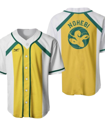 Stylish Yellow & White Nohebi Jersey - Perfect For Sports Fans & Casual Wear