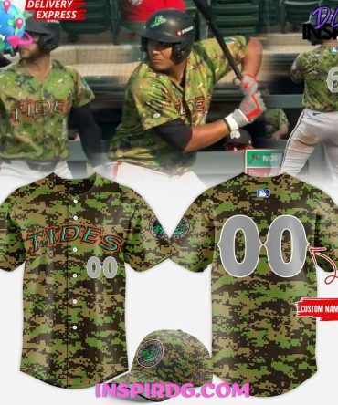 Norfolk Tides Military Appreciation 2025 Camo Jersey