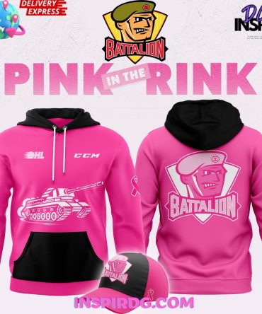 North Bay Battalion Pink In The Rink Night 2024 Hoodie