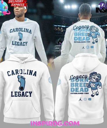North Carolina Tar Heels Legacy Born Bred Dead Hoodie