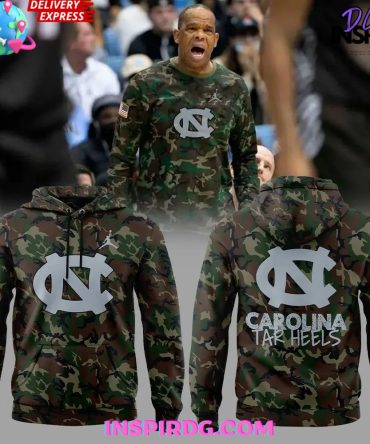 North Carolina Tar Heels X Jordan Special Camo Hoodie