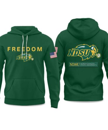 North Dakota State University Bison Freedom 2025 Hoodie