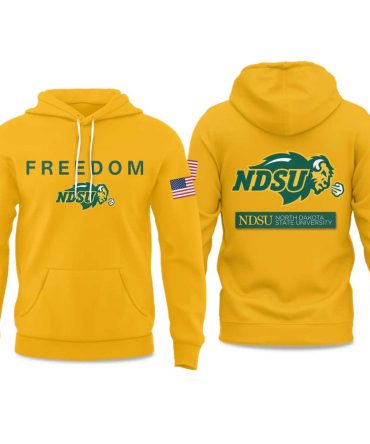 North Dakota State University Bison Freedom 2025 Hoodie