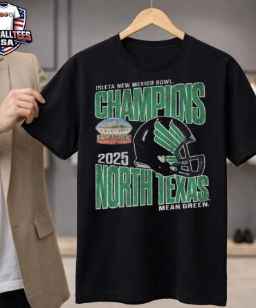 North Texas Mean Green Football 2025 Isleta New Mexico Bowl Champions Unisex Shirt