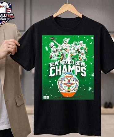 North Texas Mean Green Football To The Champions 2025 Isleta New Mexico Bowl Poster Unisex Shirt