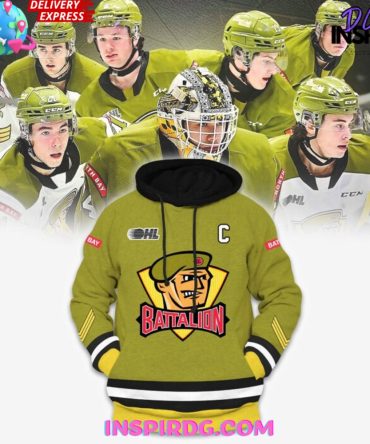 Ohl North Bay Battalion New Logo Limited Hoodie 2024