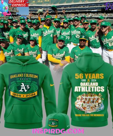 Oakland Athletics Thank You For The Memories 2024 Hoodie