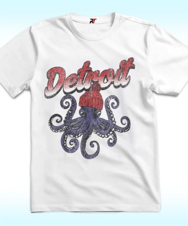 Octopus Detroit Red Wing Shirt