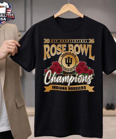 Official Indiana Hoosiers Rose Bowl Champions Cfp Quarterfinal 2026 T-Shirt