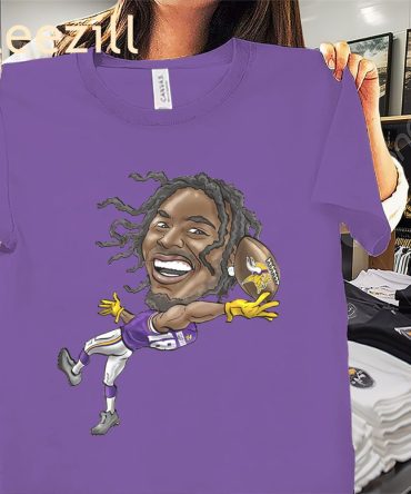 Official Minnesota Justin Jefferson Shirt Minnesota Vikings Football Tee