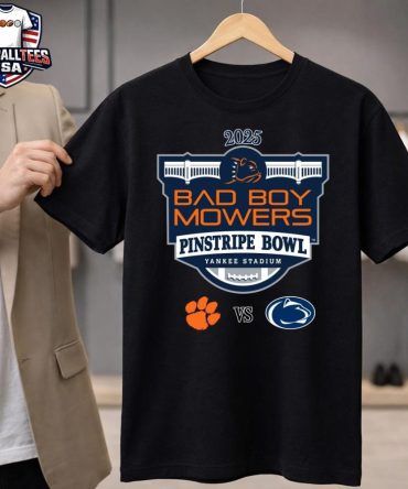 Official Penn State Vs. Clemson Pinstripe Bowl Yankee Stadium Dec 27Th 2025 T-Shirt