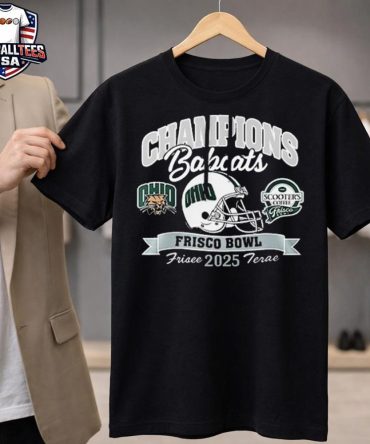 Ohio Bobcats Frisco Bowl Champion 2025 Celebration Unisex Shirt