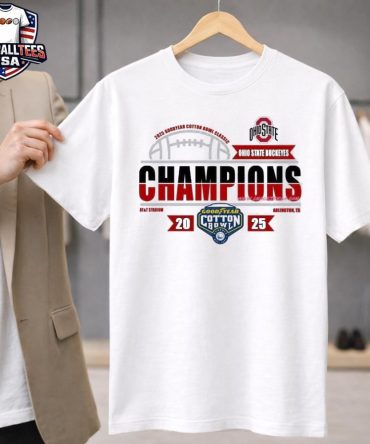 Ohio State Buckeyes 2025 College Football Playoff Quarterfinal At The Goodyear Cotton Bowl Classic Locker Room Unisex Shirt