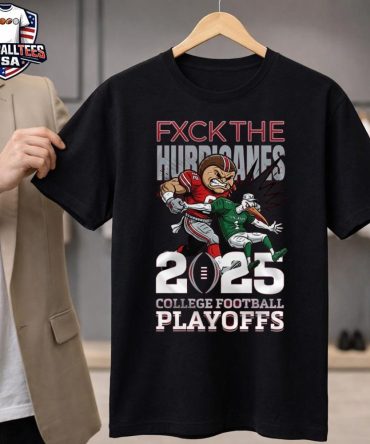 Ohio State Buckeyes Fxck The Hurricanes 2025 College Football Playoffs Mascot Unisex Shirt