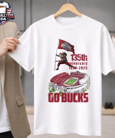 Ohio State Buckeyes Mascot 135Th Anniversary 1899-2025 Go Bucks Unisex Shirt
