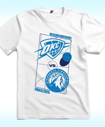 Oklahoma City Thunder 2025 Western Conference Finals Matchup Shirt