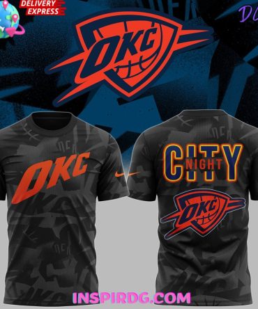 Okc City Edition T-Shirt – Stylish Basketball Fan Gear For Game Nights