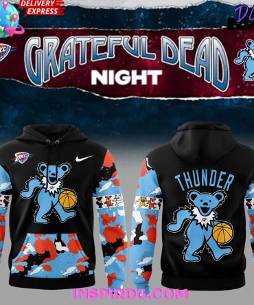 Oklahoma City Thunder X Grateful Dead Night Special Hoodie