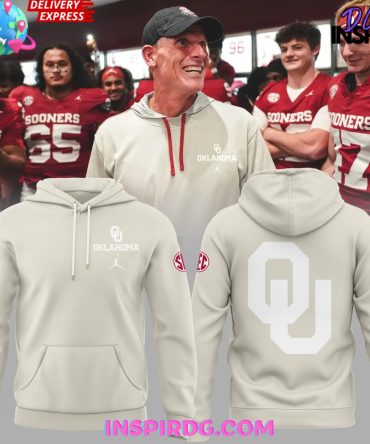 Oklahoma Sooners Football Spirit Special Cream Hoodie