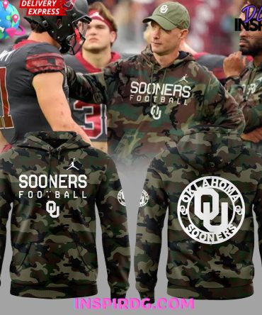 Oklahoma Sooners Military 2024 Camo Hoodie