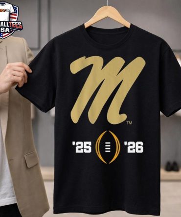 Ole Miss Football 2025-26 College Football Playoff Gold Unisex Shirt