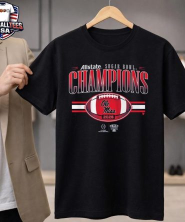 Ole Miss Football Cfp Sugar Bowl Champions 2026 Unisex Shirt