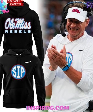 Ole Miss Rebels Sip 2024 Black Hoodie
