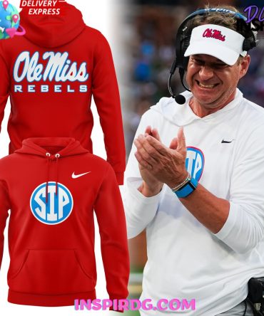 Ole Miss Rebels Sip 2024 Red Hoodie