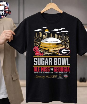 Ole Miss Vs Georgia Sugar Bowl Stadium 2026 Unisex Shirt