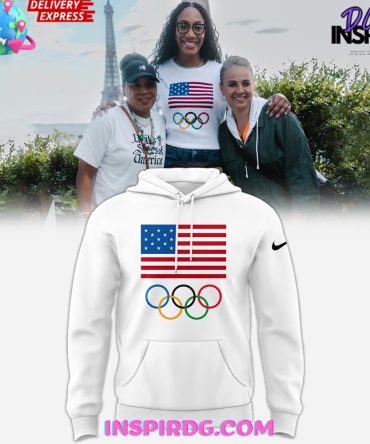 Olympic Paris 2024 Usa Fanswear Hoodie