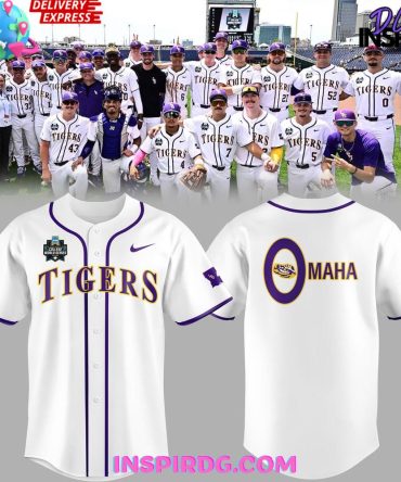Omaha Men'S College World Series Osu Tigers Baseball Jersey