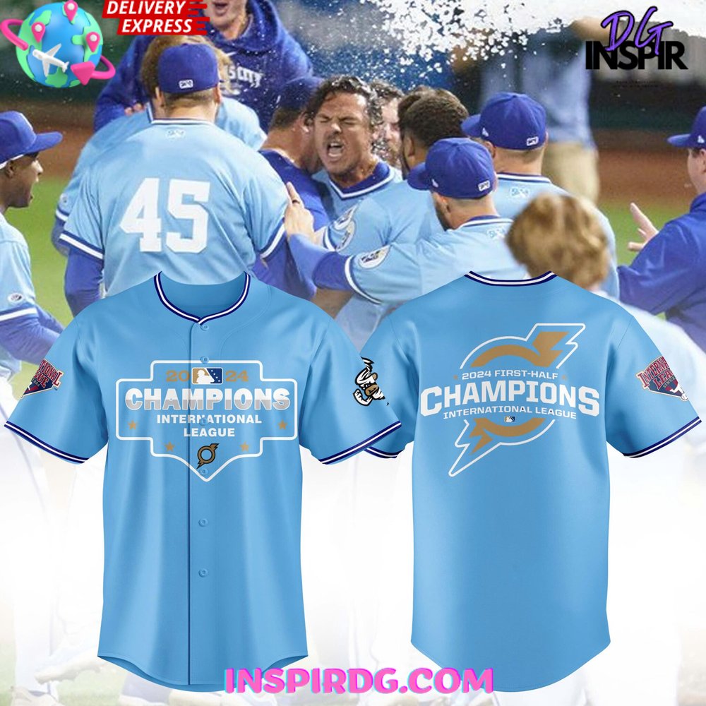 Omaha Storm Chasers International League Championship 2024 Baseball Jersey