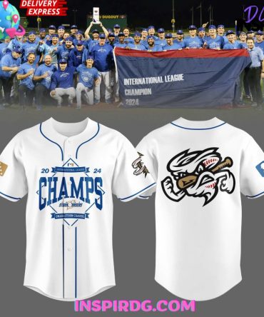 Omaha Storm Chasers International League Championship 2024 White Baseball Jersey