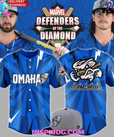 Omaha Storm Chasers Marvel Defenders Of The Diamond Baseball Jersey