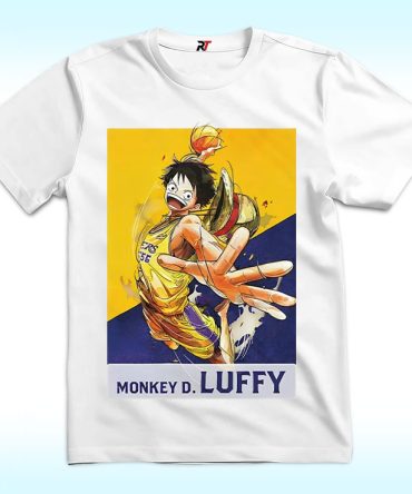 One Piece X Los Angeles Lakers Monkey D. Luffy Shirt