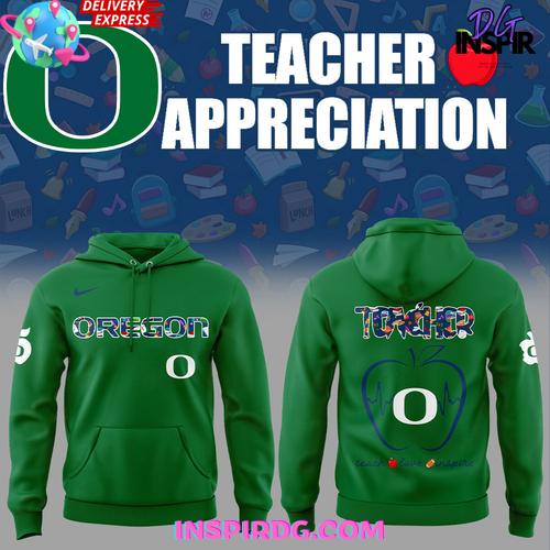 Green Teacher Appreciation Hoodie - Perfect Gift For Educators