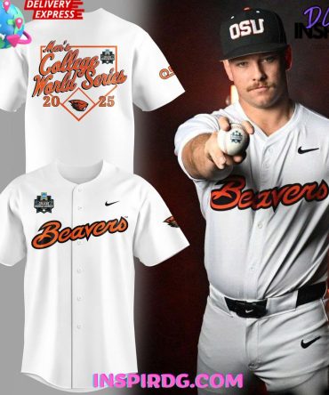 Oregon State Beavers Men'S College World Series 2025 Baseball Jersey