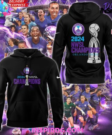 Orlando Pride Nwsl Champions 2024 Black Hoodie