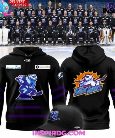 Orlando Solar Bears Youth Alternate 2025 All Over Print Hoodie