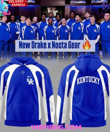 Kentucky Wildcats New Drake X Nocta Gear All Over Print Hoodie, 3D Hoodie