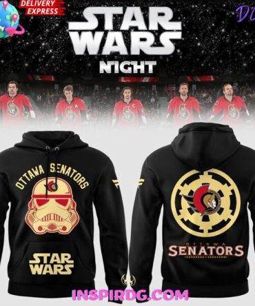 Ottawa Senators Collab Star Wars Special Black All Over Print Hoodie, 3D Hoodie