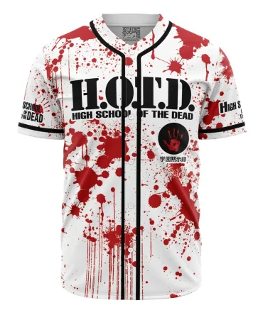 Outbreak High School Of The Dead Baseball Jersey