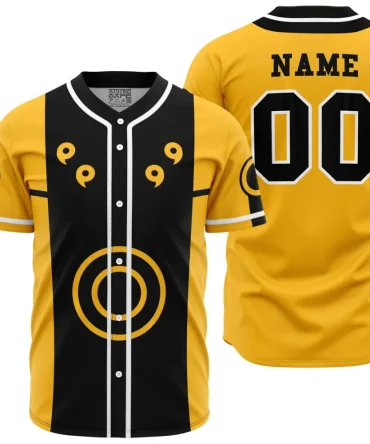 Personalized Sage Of 6 Paths Shippuden Yellow Baseball Jersey