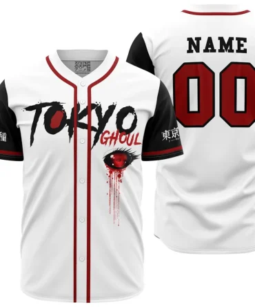 Personalized One Eyed Ghoul Tokyo Ghoul Baseball Jersey