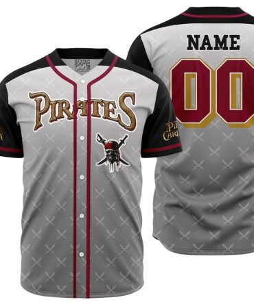 Personalized Pirates Of The Caribbean V1 Baseball Jersey
